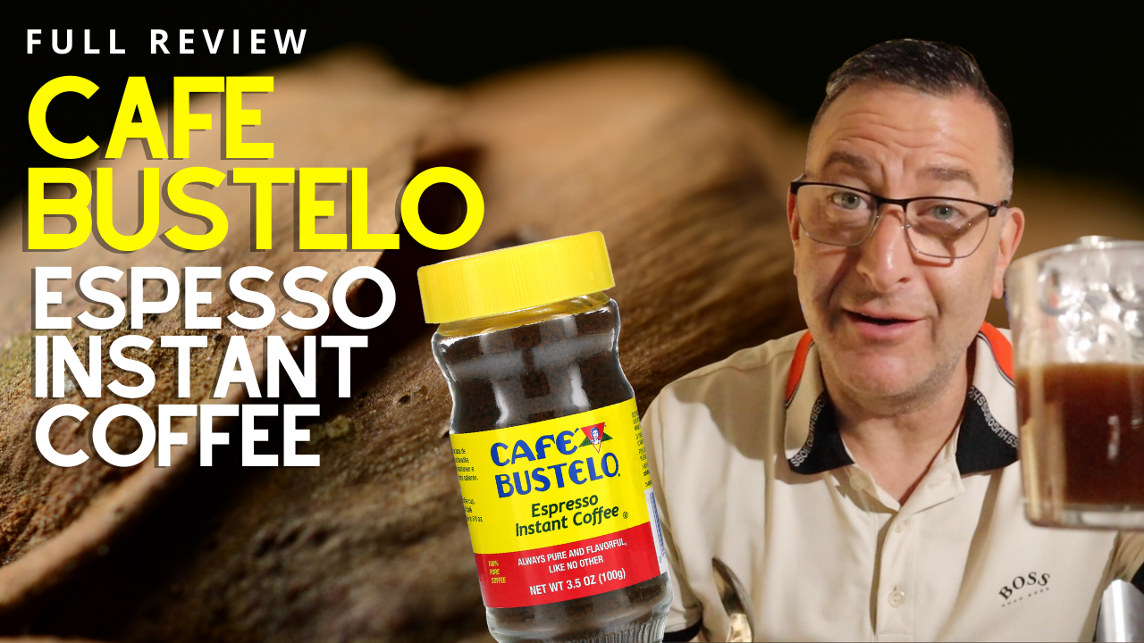 Watch Cafe Bustelo Espresso Instant Coffee Full Review on Amazon Live