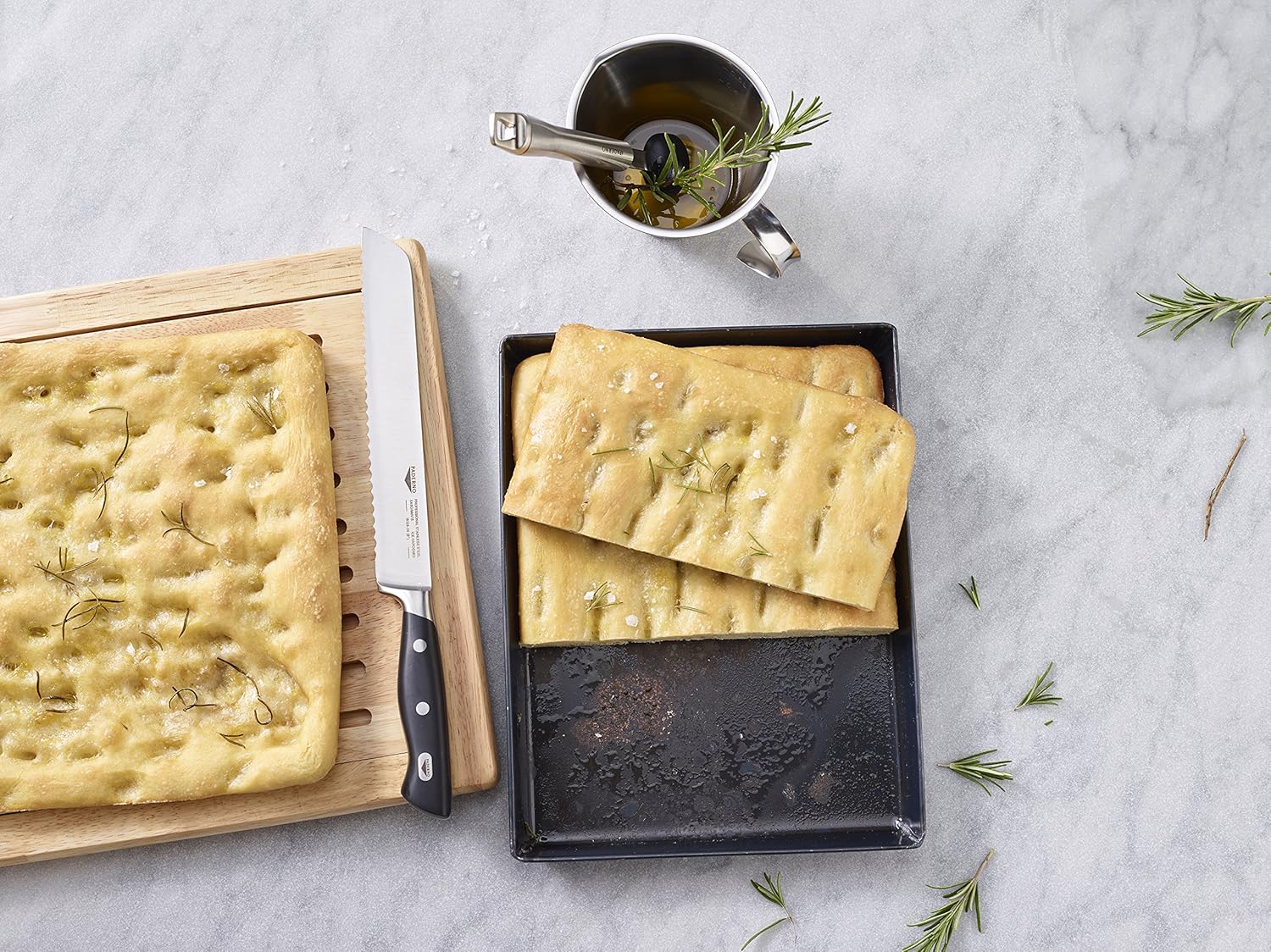 PADERNO 41745-40 Rectangular Baking Tray, 40 cm, Iron