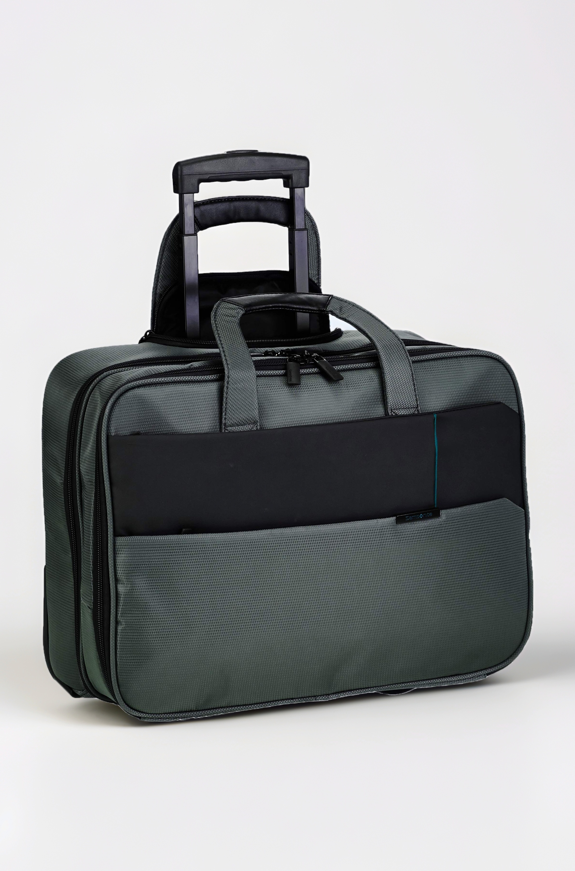 Tech-ict 16.4 inch 26 Ltrs Grey Laptop Roller Case (TECH-ICT LAPTOP ROLLING TOTE-GREY)