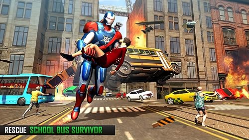 super herói lutador capitão voador robô soldado