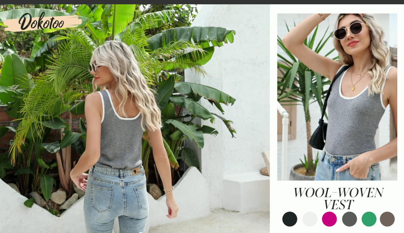 mako ameri VEST DOCKING SHIRT ミント Relaxed Fit Tank Top - Blue | Levi's® US