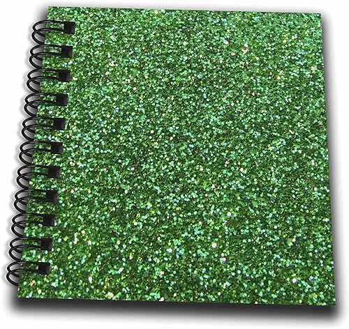 Miniatura 1 de 3dRose db_112931_3 - Foto verde esmeralda con purpurina de imitación de textura brillante Bling Sparkles Sparkle Glam Glamorous Diva Mini Bloc de