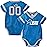 NFL Baby Boys\' Dazzle Bodysuit, Detroit Lions, 18 Months