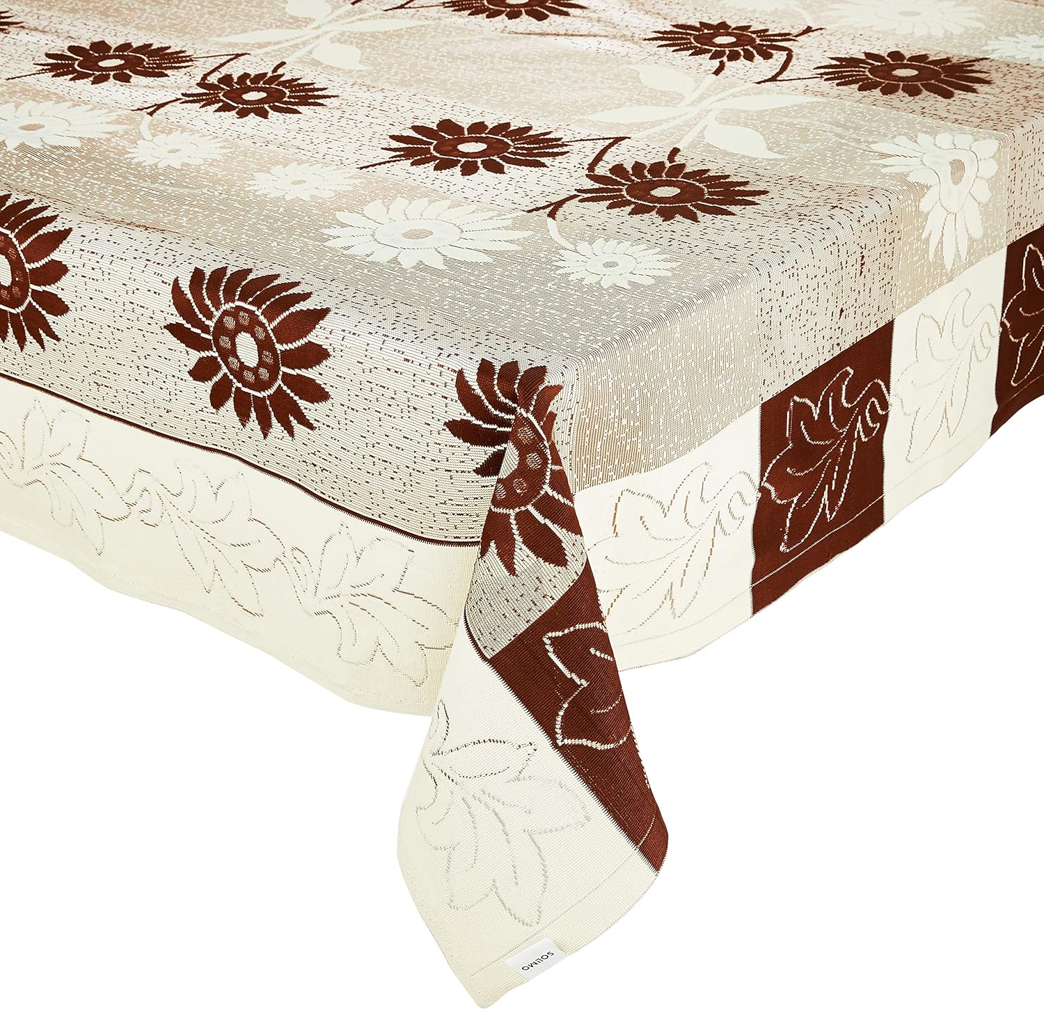 Buy Amazon Brand - Solimo Cotton Blend Table Cover for Centre Table and 4 Seater Dining Table ...