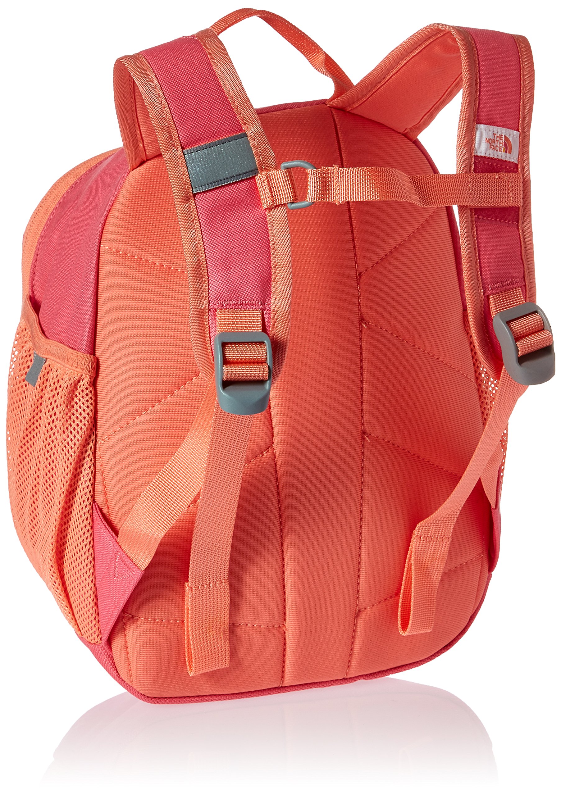 children's north face sprout toddler backpack prim pink feather orange The North Face Youth Sprout Backpack Prim Pink Feather Orange