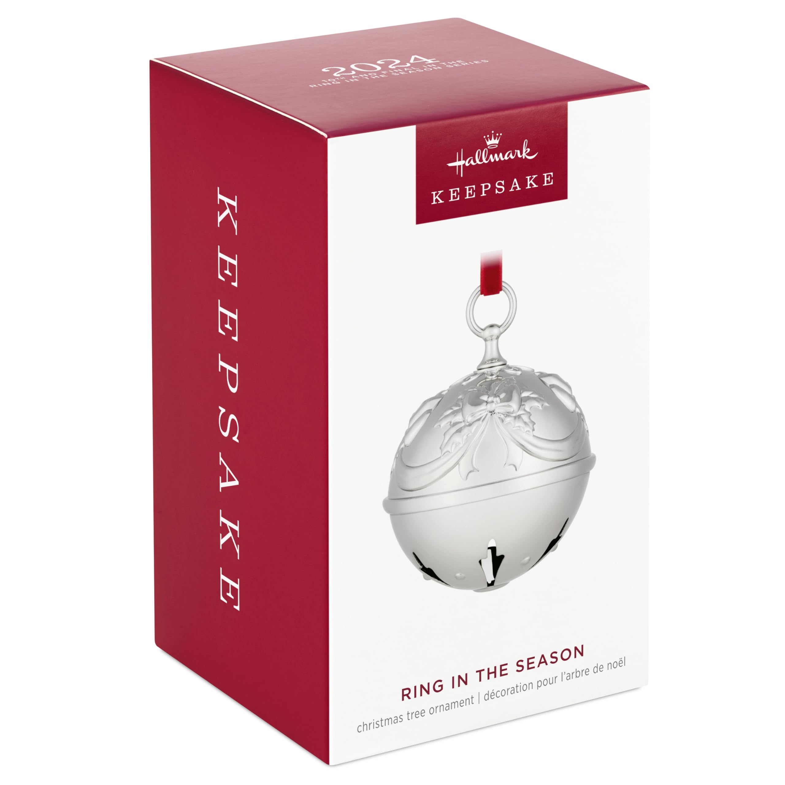 Ornement De Noël Hallmark Keepsake – Our Anniversary 2024 – Métal Doré, Neuf En Boîte