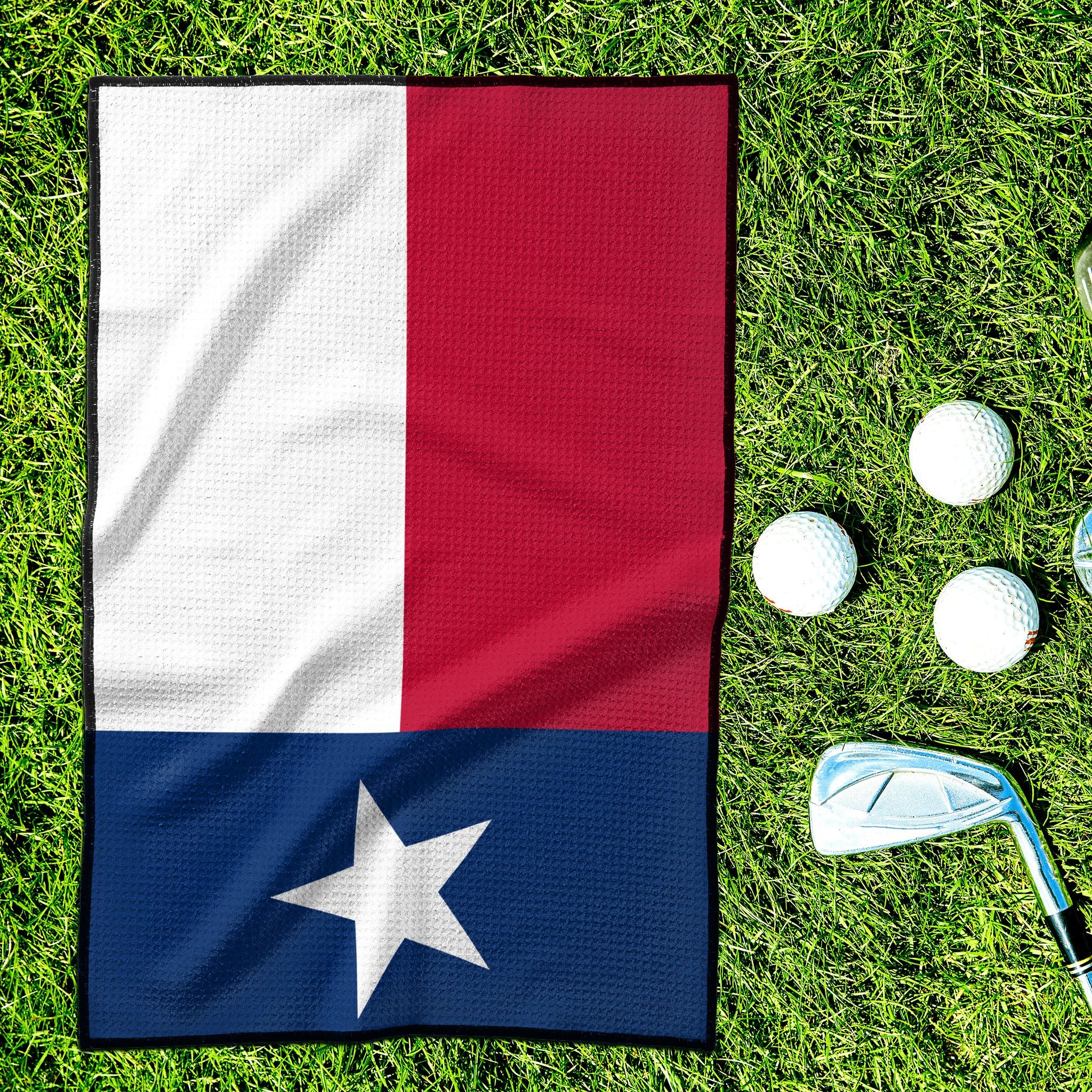 Amazon.co.jp: jinyimingpiフラグテキサス州のゴルフタオルスポーツ