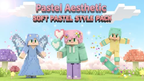Pastel Aesthetic Skins for MCPE – Soft Pastel Style Pack - Thumbnail 2