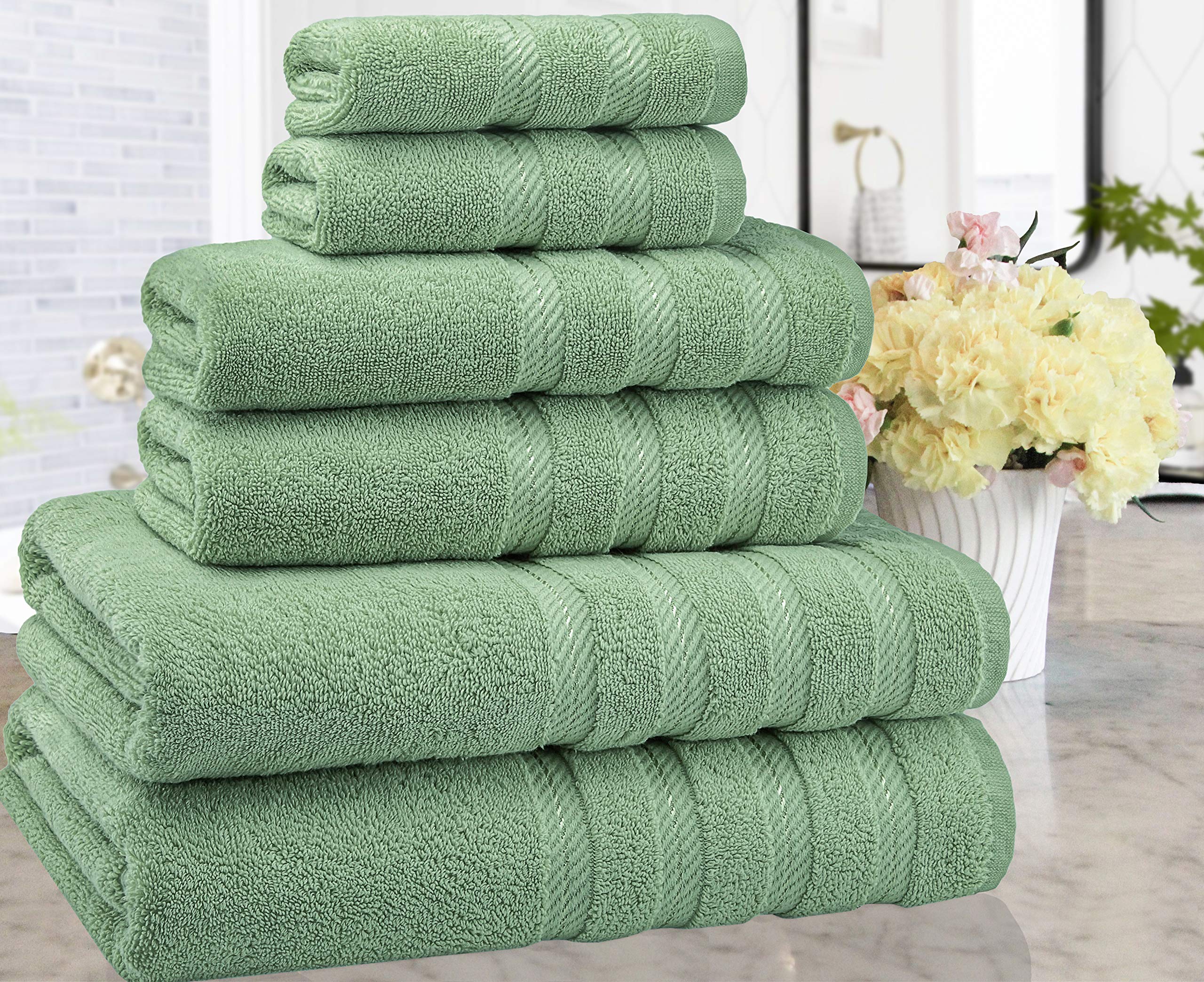 American Soft Linen Juego De Toallas De Baño De Navidad, 2 Toallas De Mano Decorativas Bordadas