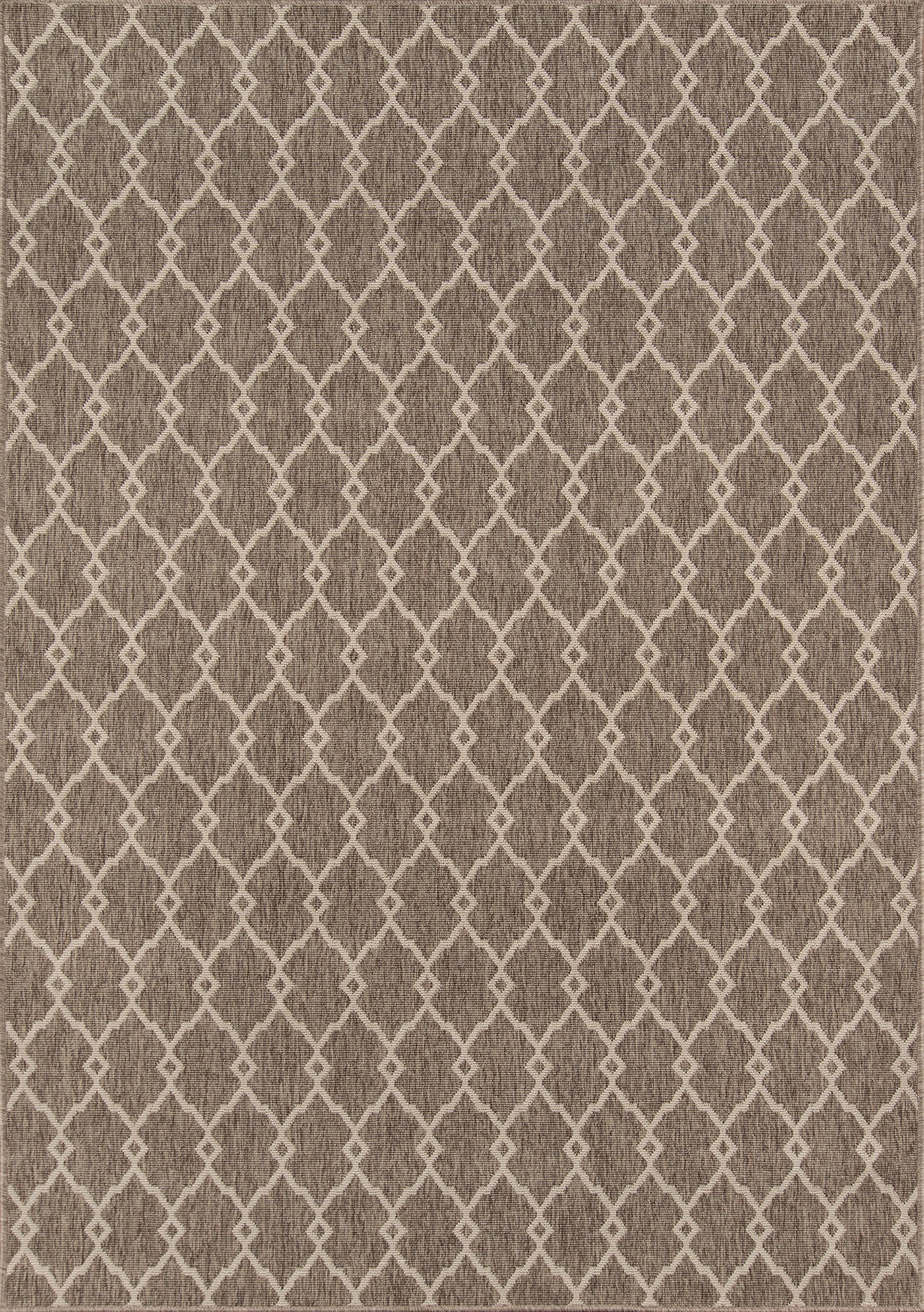 Momeni Rugs , Baja Collection Contemporary Indoor & Outdoor Area Rug, Easy to Clean, UV protected & Fade Resistant, 2'3" x 4'6", Taupe