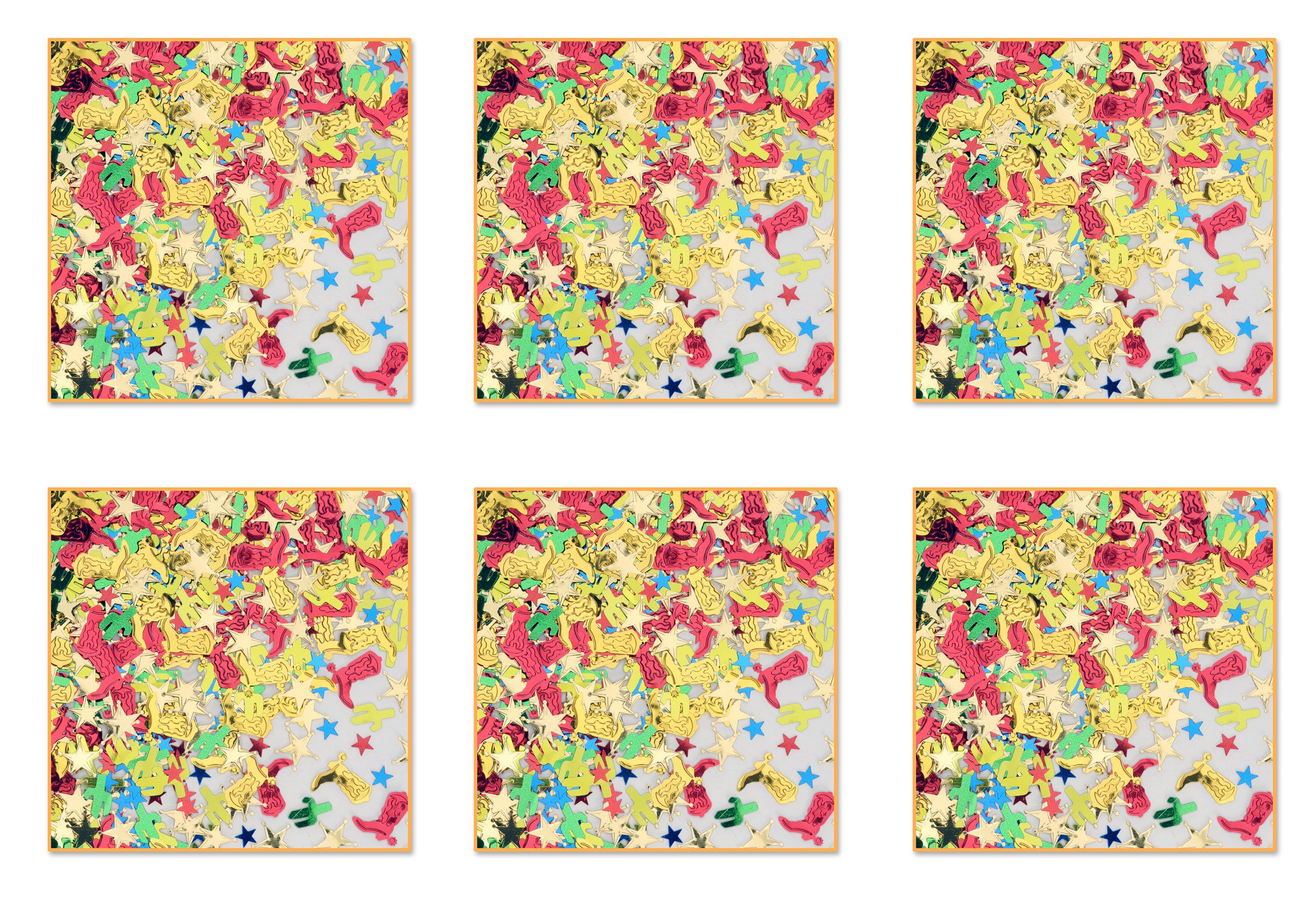 Beistle SCN083AZ6 Party Confetti, Cardboard, Multicolor