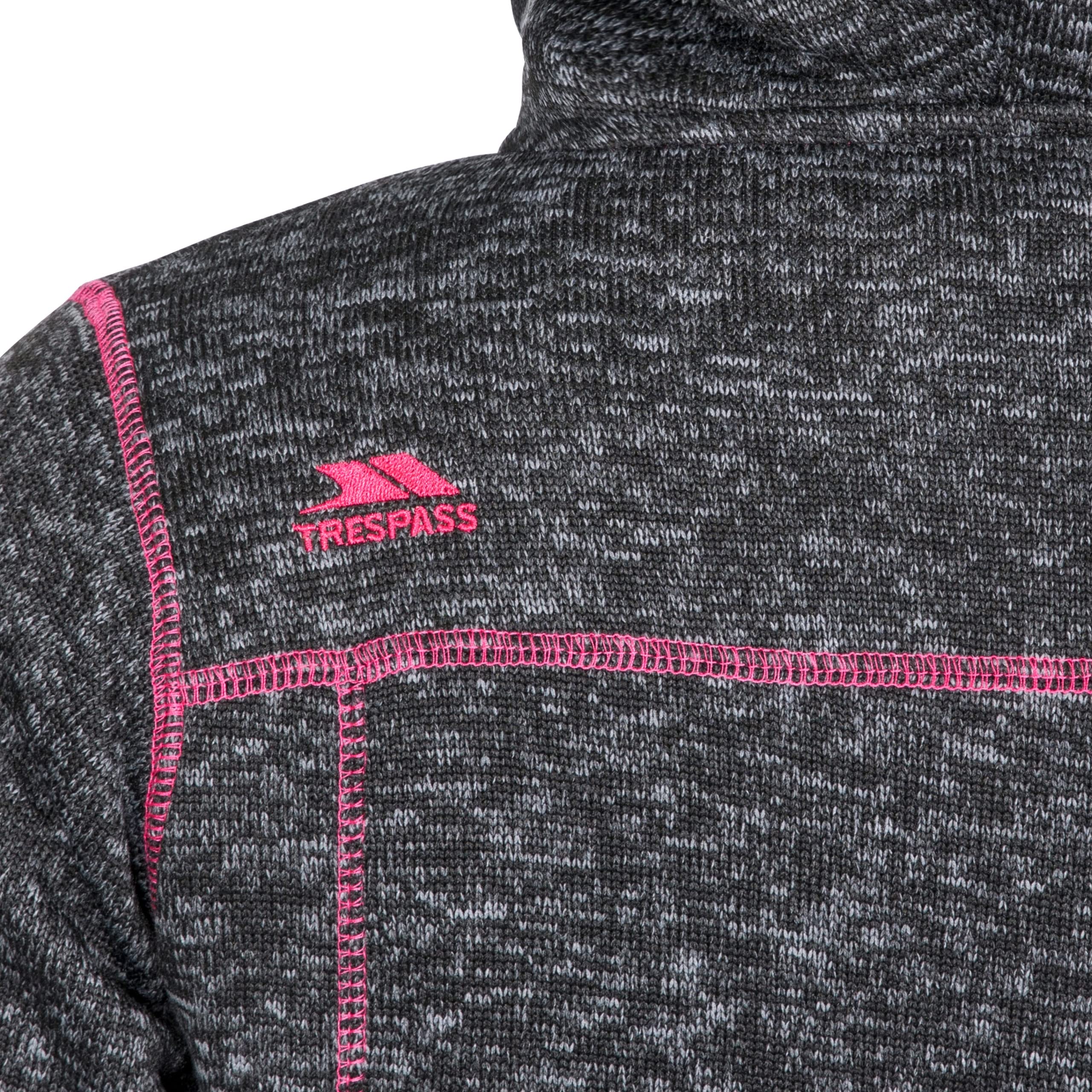 Trespass Womens Hoodie Fleece Jacket Full Zip Female Walking Casual Odelia