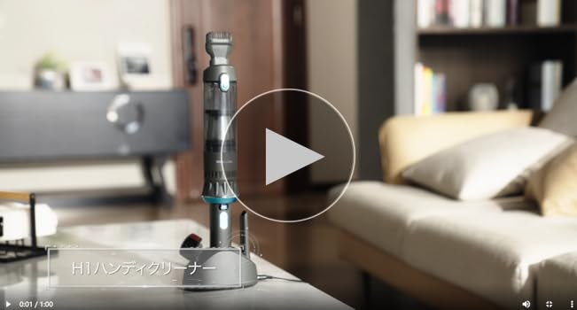新品 ハンディクリーナー　コードレス　PRETTYCARE グレー Amazon | ハンディクリーナー PRETTYCARE 18000pa 電量