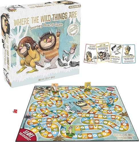 AQUARIUS Juego de mesa Where The Wild Things are Journey, diversión para niños y adultos, mercancía y coleccionables con licencia oficial
