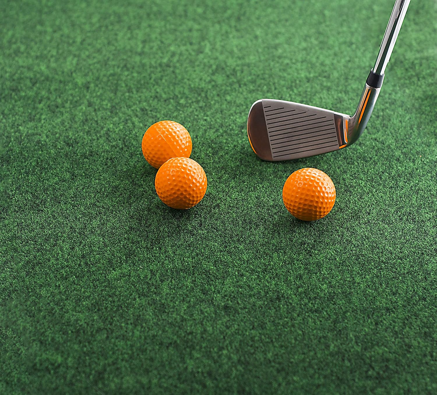 JEF WORLD OF GOLF High Impact Foam Balls- Orange- 12 Pack