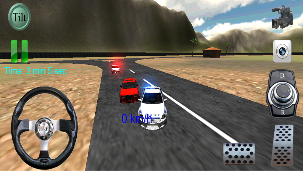 Real cops police chase 3D car - App on Amazon Appstore