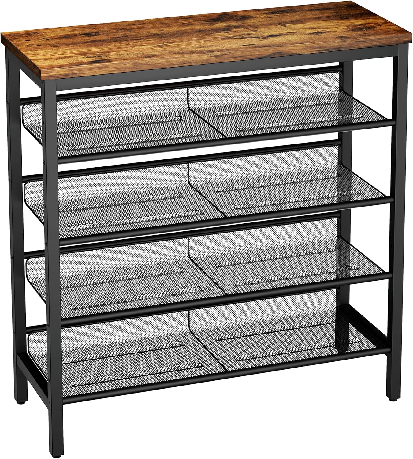 IBUYKE TMJ083H Shoe Rack, Shoe Rack with 5 Levels, Adjustable ...