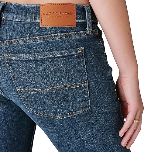 Miniatura 5 de Lucky Brand Jeans de tiro medio Easy Rider Bootcut para mujer