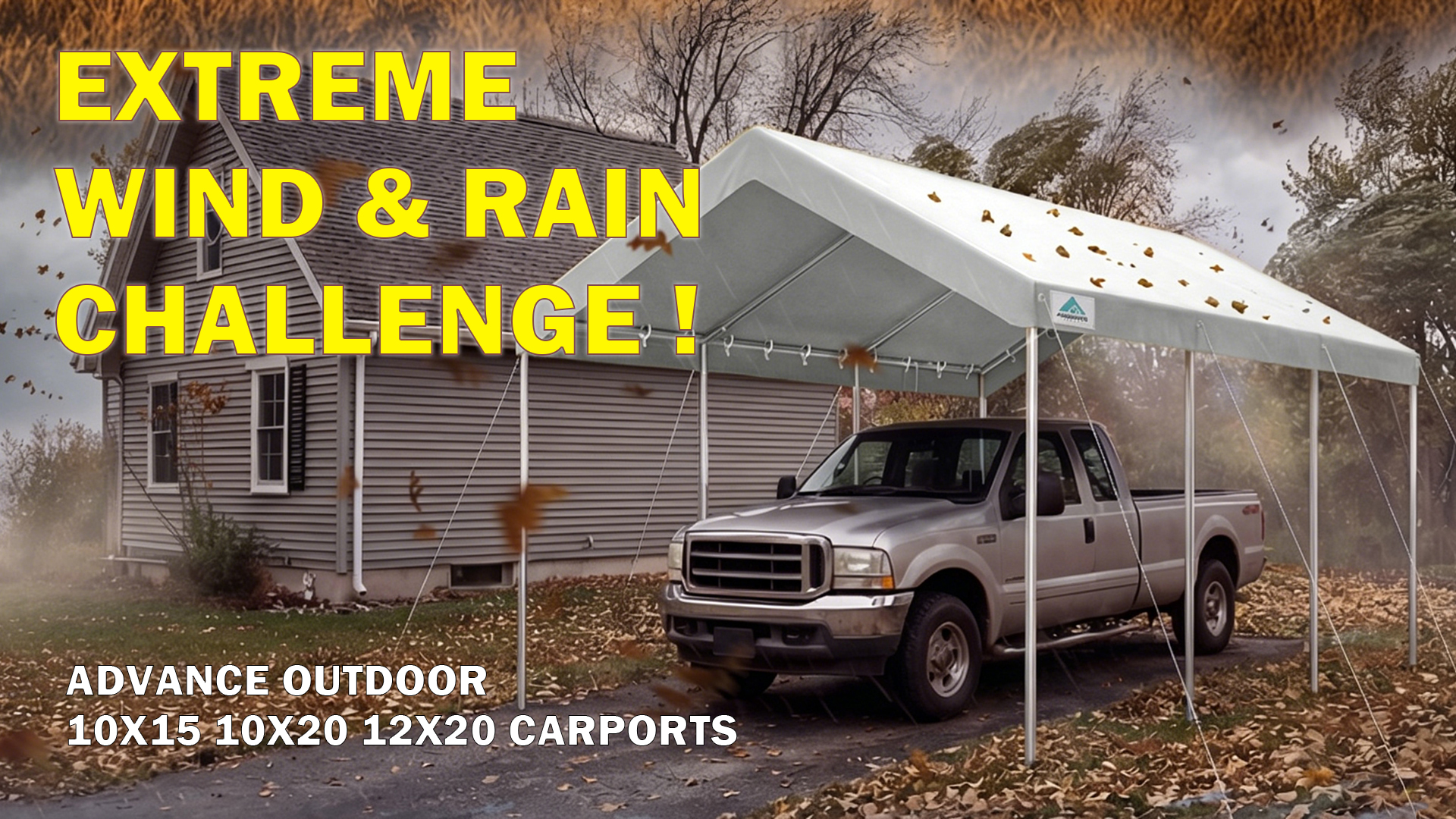 Amazon.com: ADVANCE OUTDOOR 10x20 ft Carport Replacement Top Cover