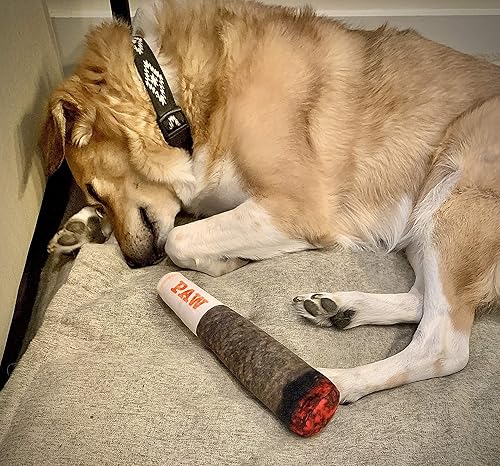 Miniatura 5 de Nestpark Doggy Doobie - Juguetes divertidos para perros, juguetes chirriantes de felpa para medianos, pequeños y grandes, relleno fresco para