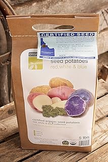 Red, White, & Blue Seed Potatoes 5 Lbs! GMO Free!!! Cerified Organic!!