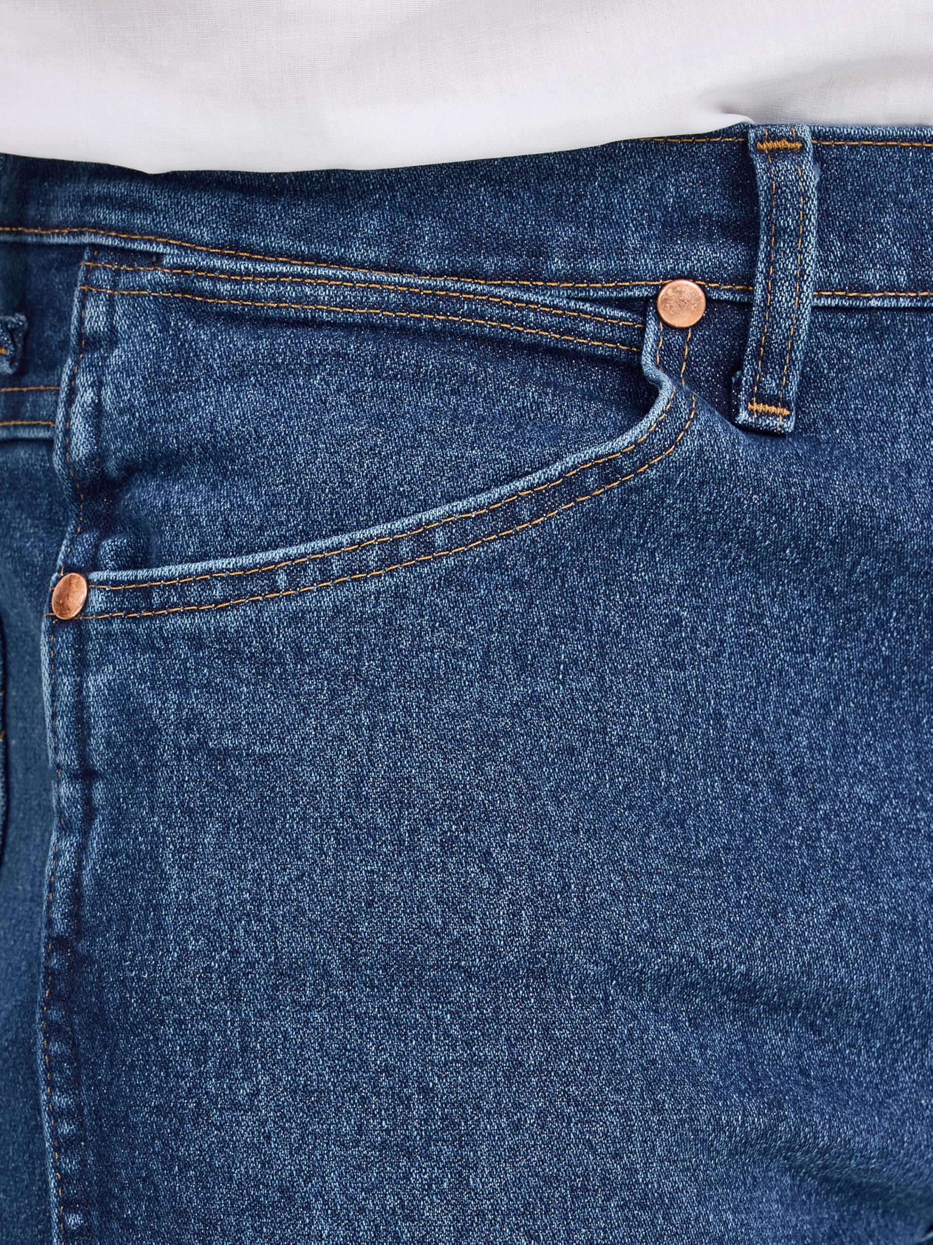 Wrangler Vaquero Flex Active Flex de Corte Vaquero para Hombre Azul Stonewash 44 W/34 L
