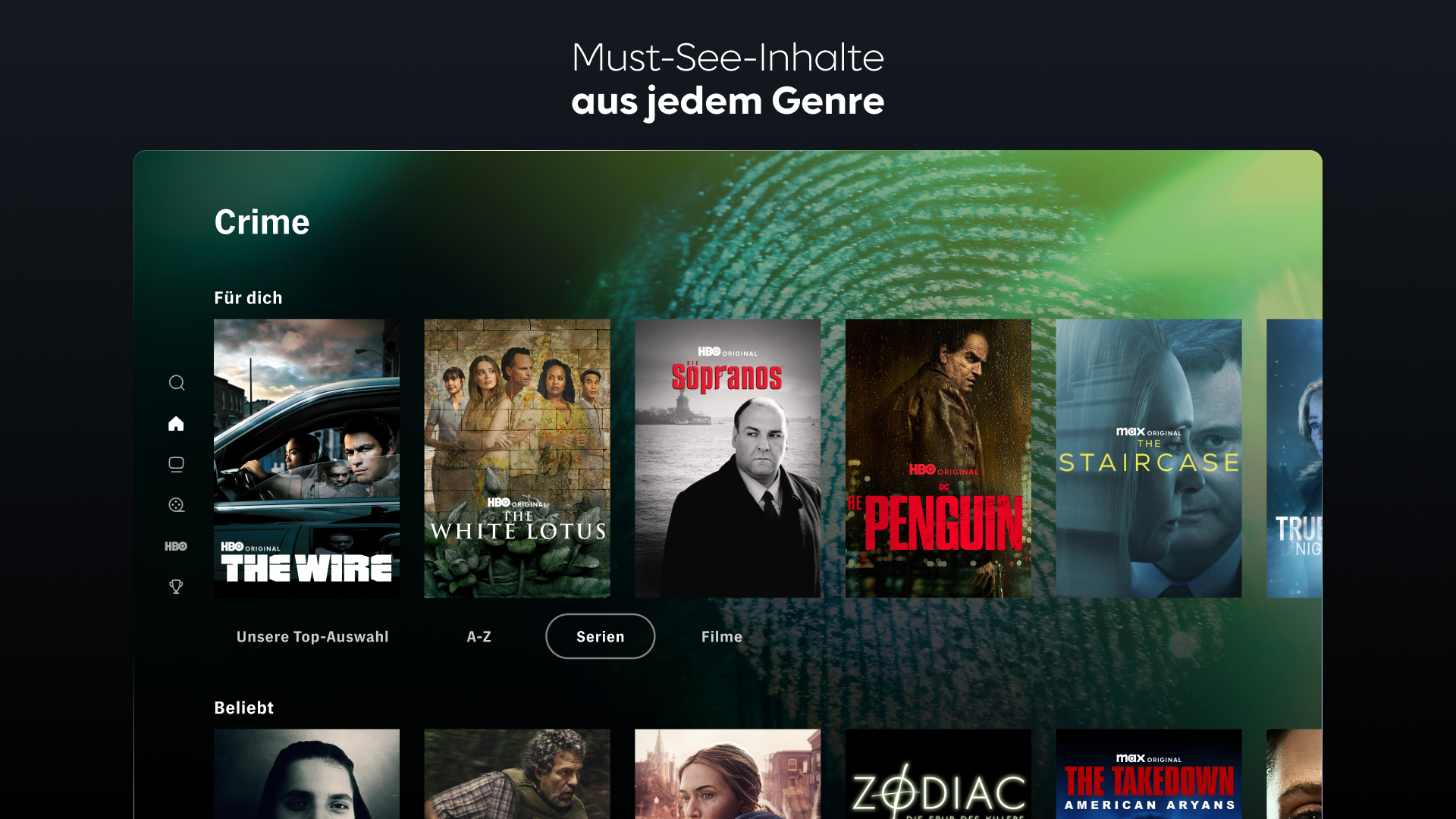 HBO Max-App im Amazon Appstore