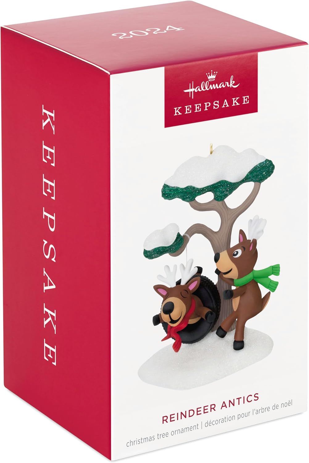 Hallmark Keepsake Christmas Ornament 2024, Reindeer Antics, Funny Gifts image 3