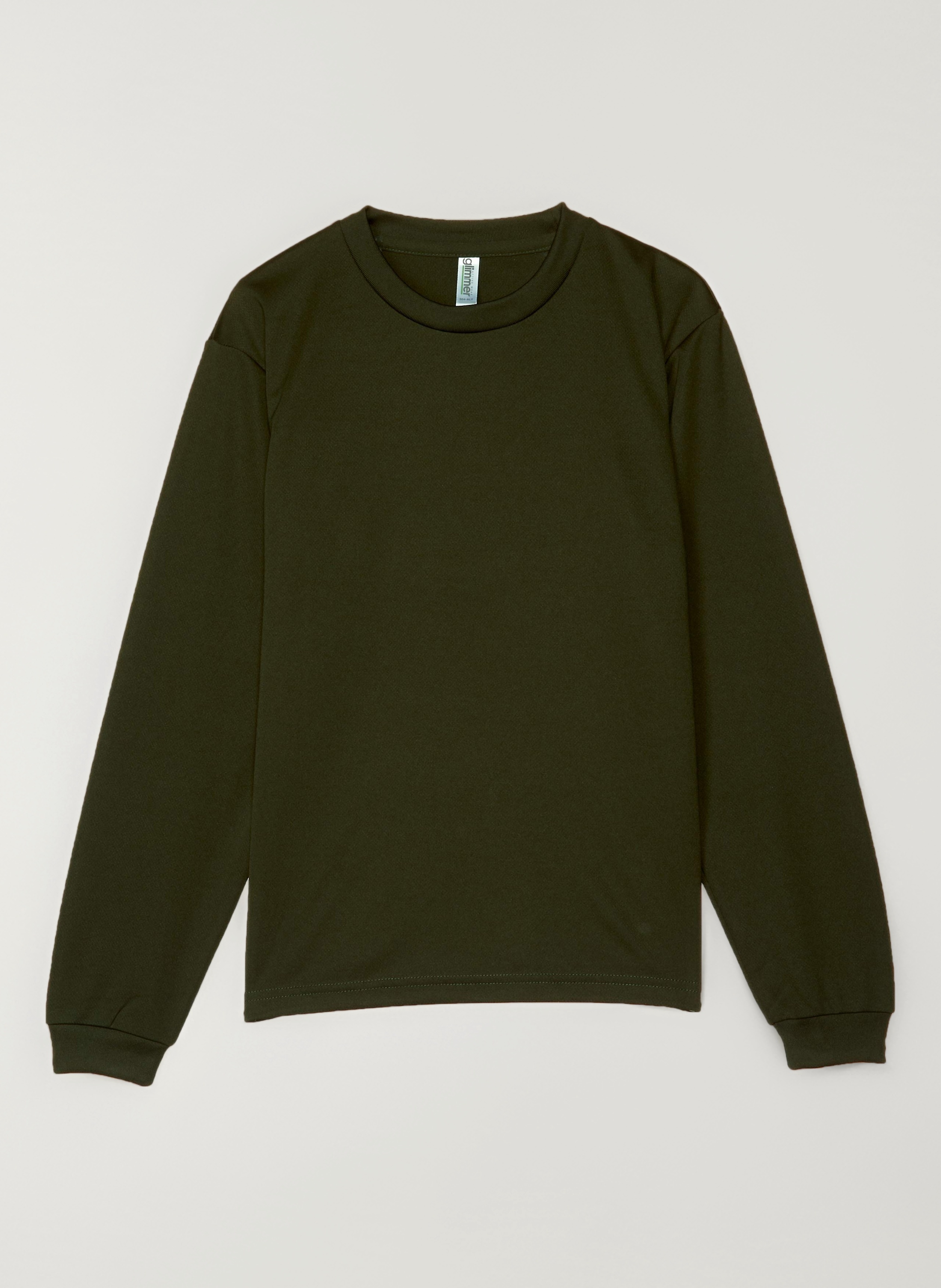 Amazon | [グリマー] 長袖 4.4オンス ドライ ロングスリーブ Tシャツ