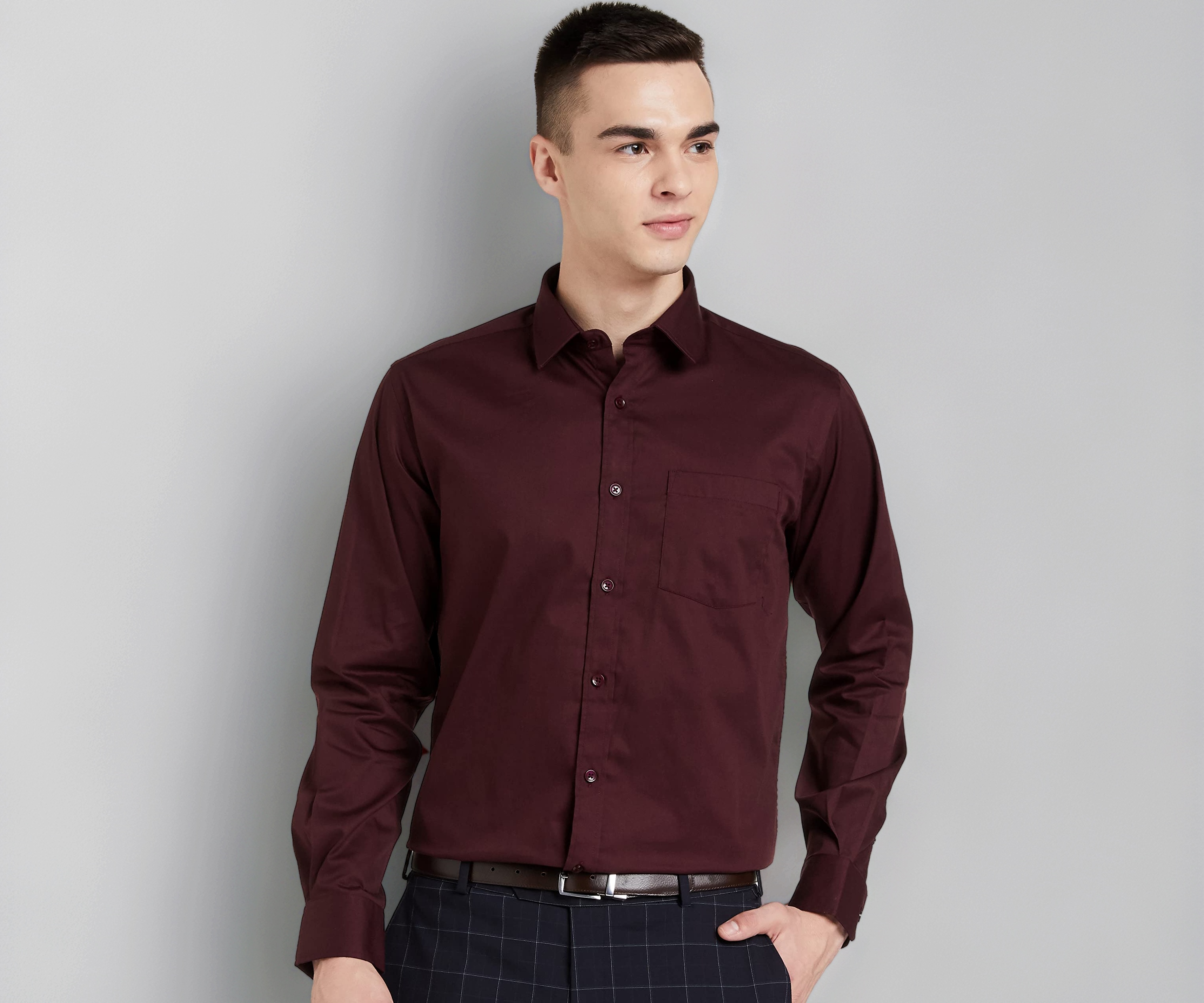 Men's Regular Shirt – Classic Fit, ₹582 on Amazon
