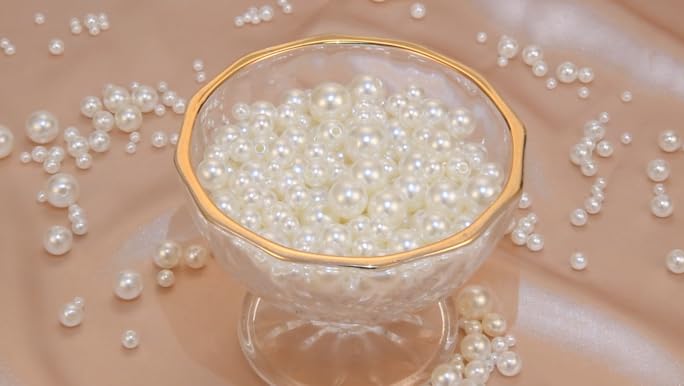 PEARL DE LANGE 6個セット Amazon.com: AceFun 1825pcs Pearl Beads for Jewelry Making