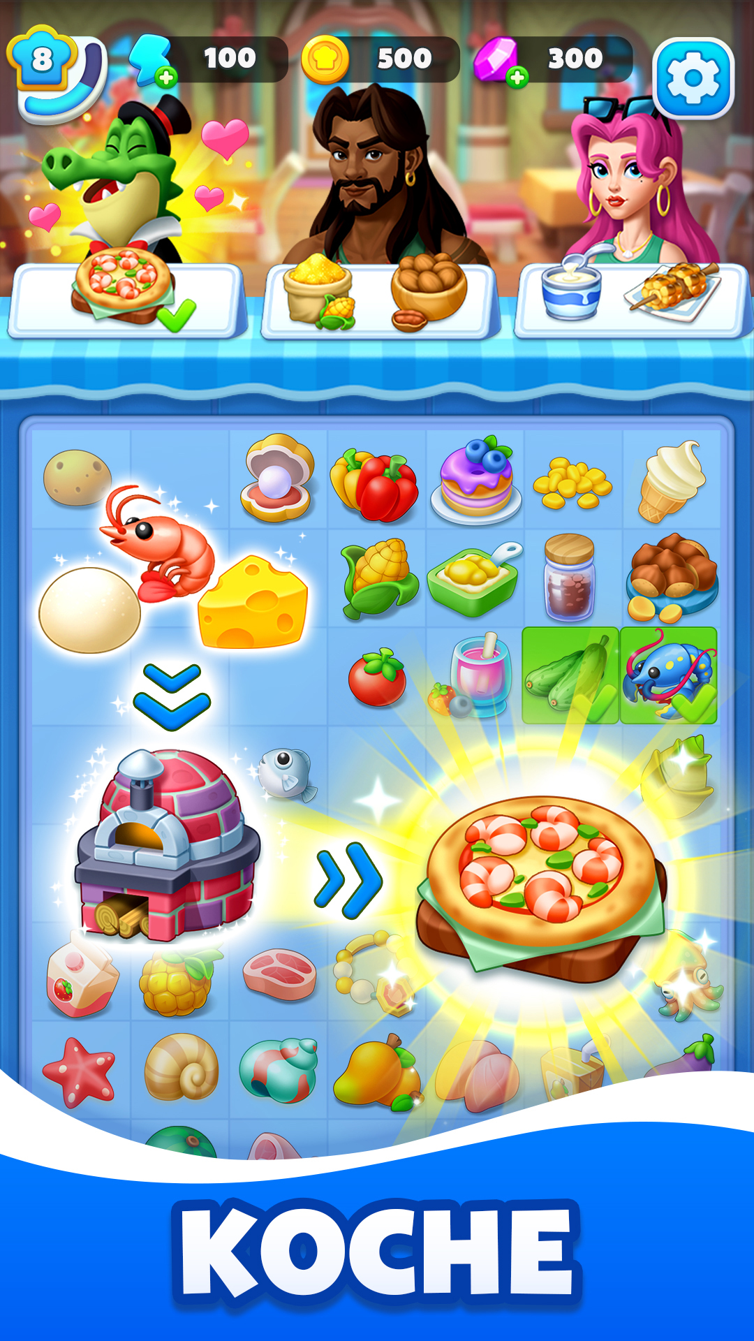 Merge Fish: Restaurant Dekor