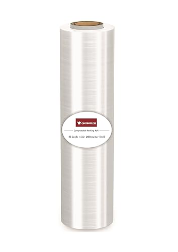Image of Packing Material, 21 Inch (525 mm), 200 Meters length Large Roll for Packing and multipurpose Use, 1.5 KG in weight Per Unit, (Pack of 1)