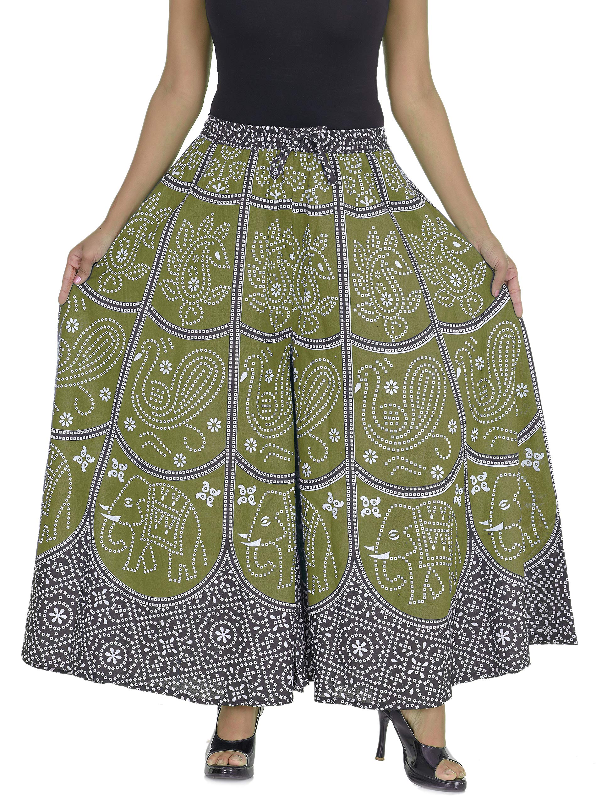 SAMJHIWomen's Loose Fit Palazzo