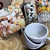 Vista 3 de Servilletas de hongos de 13 x 13 pulgadas para Decoupage - Servilletas de papel vintage de otoño y Acción de Gracias - Servilletas de cóctel