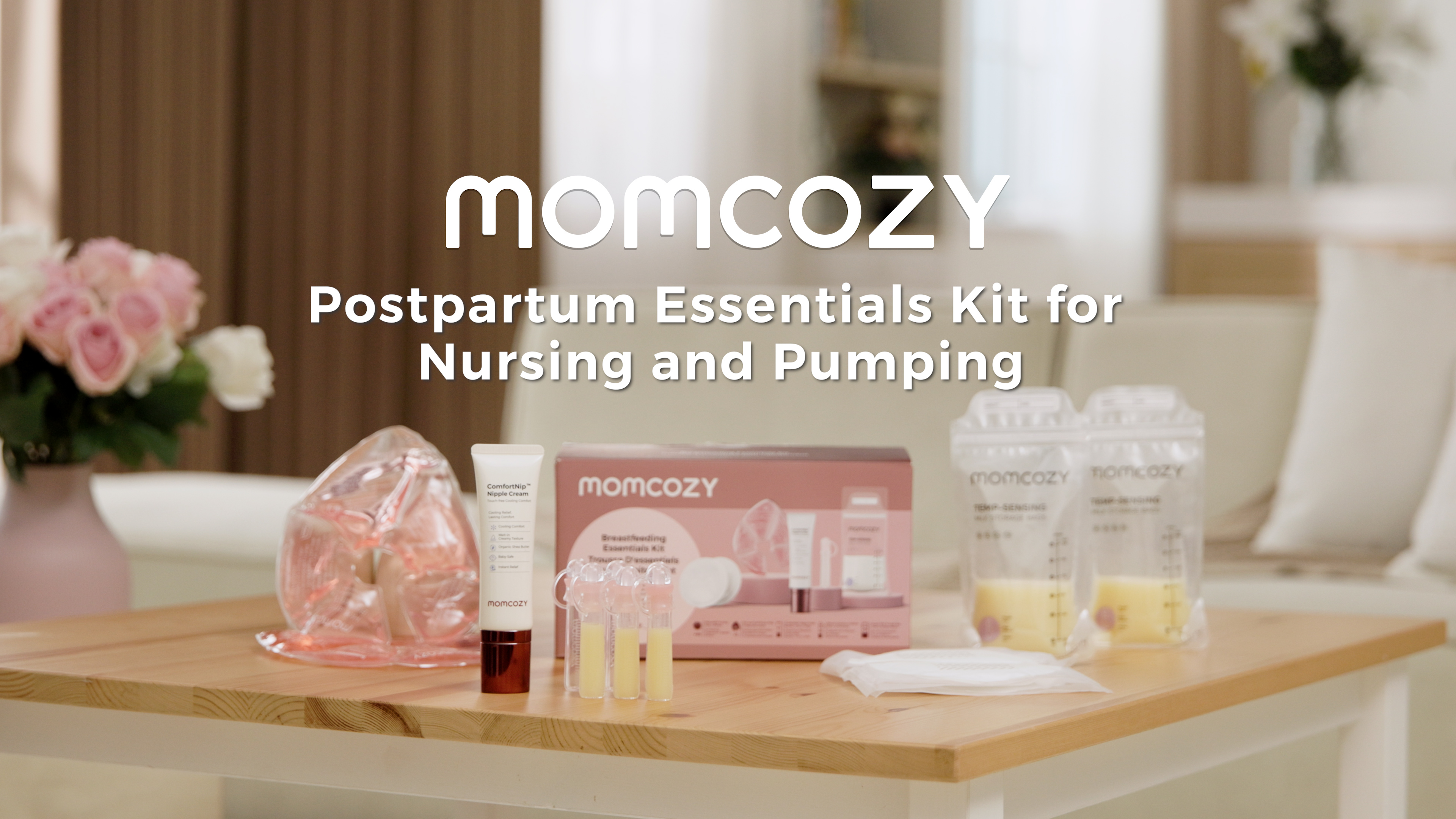 Momcozy 73-Piece Breastfeeding Essentials Kit for New Moms