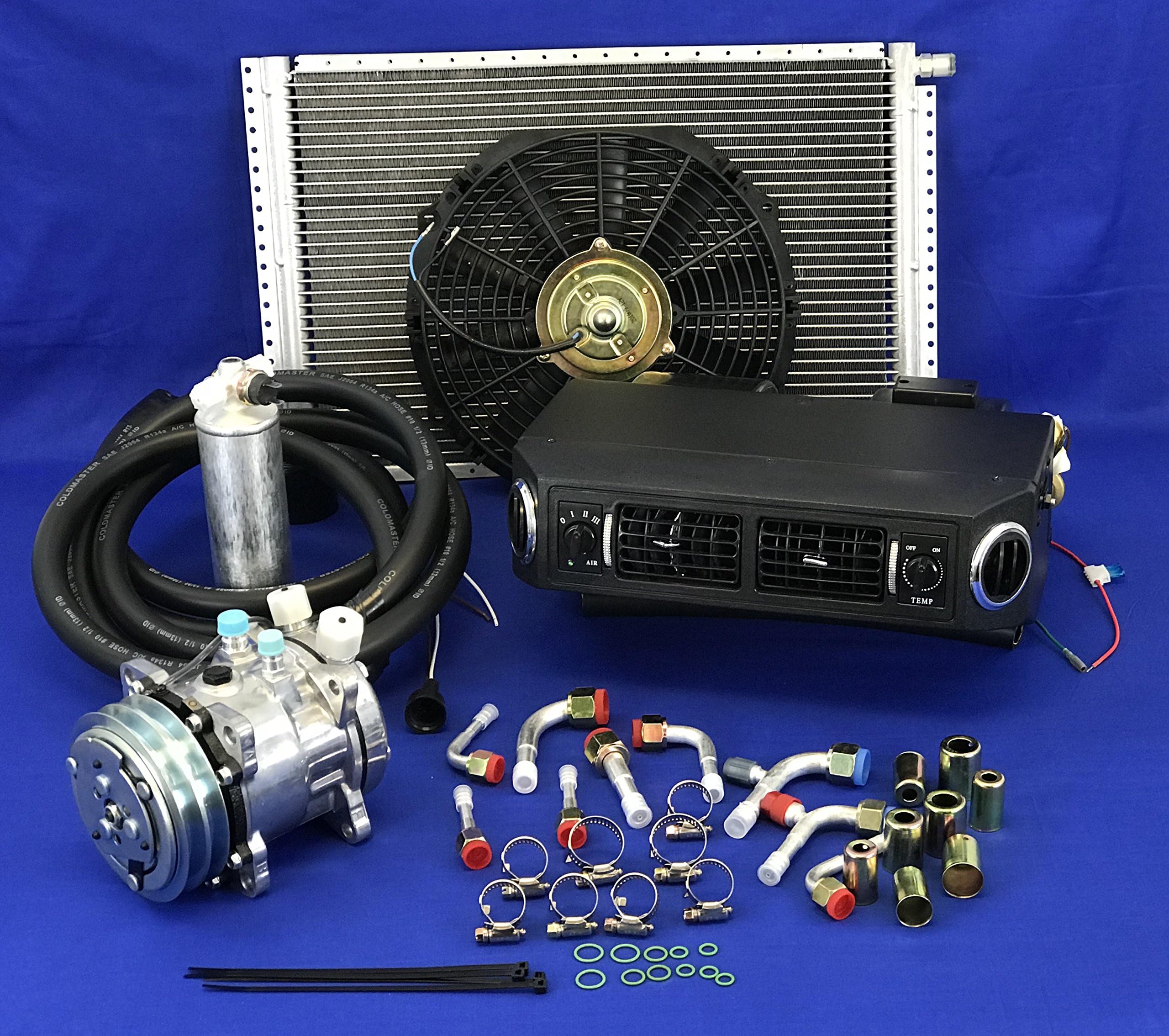 A/C KIT UNIVERSAL UNDER DASH EVPOR/COMPRESSOR 5H09 KIT FOR SMALL CARS 432-1 12V W/ELECTRICAL HARNESS