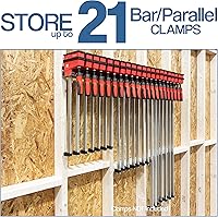 Vista 5 de Fulton Woodworking Tools Abrazadera modular con abrazadera de barra/paralela • Fácil y rápido de alinear • Pre-perforado 16 pulgadas en el centro •