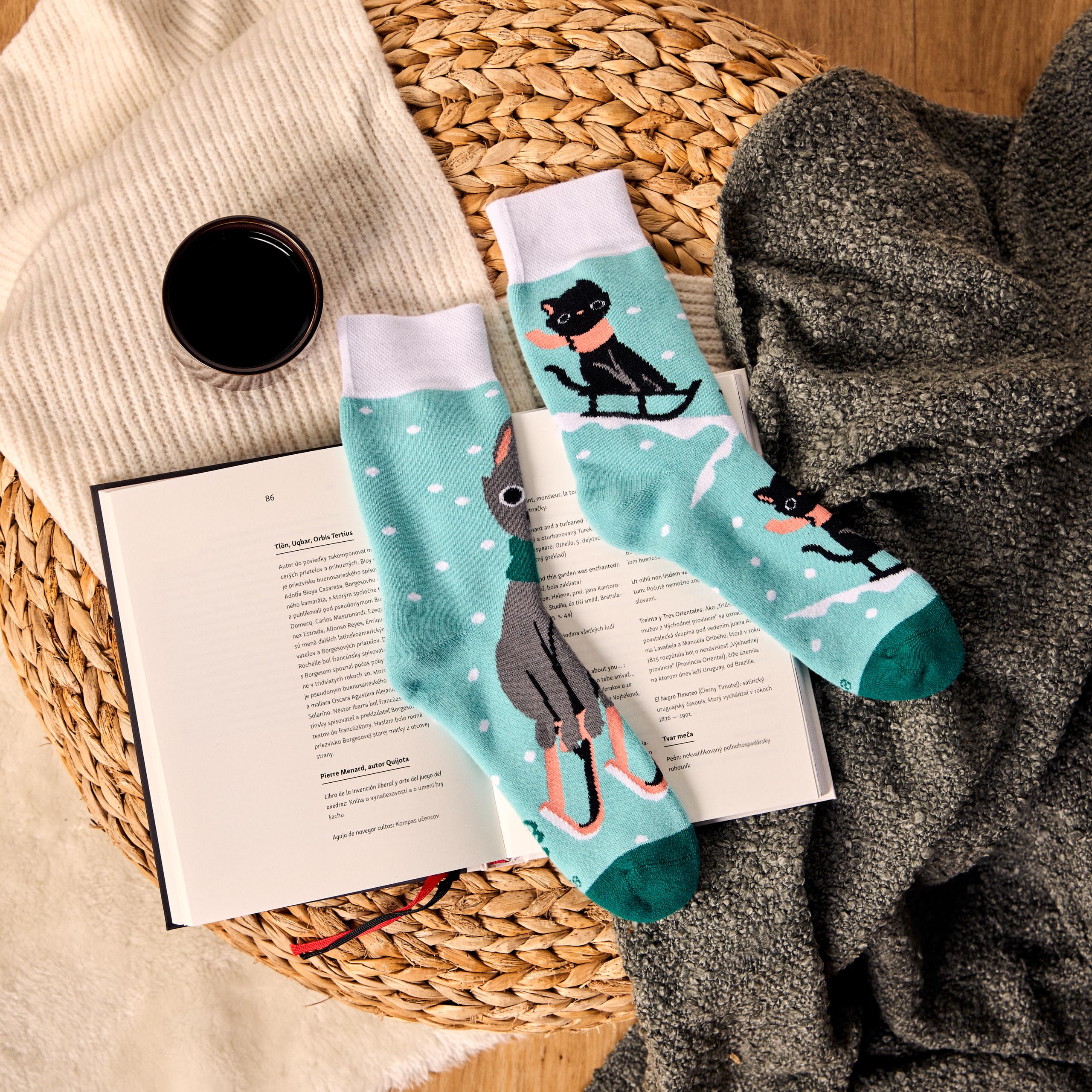 Dedoles Calzini Unisex Donna Uomo & Bambini Calze Cotone con tanti Design divertenti Calcio Bicicletta Piante Cavalli Regalo sinistra destra diversi