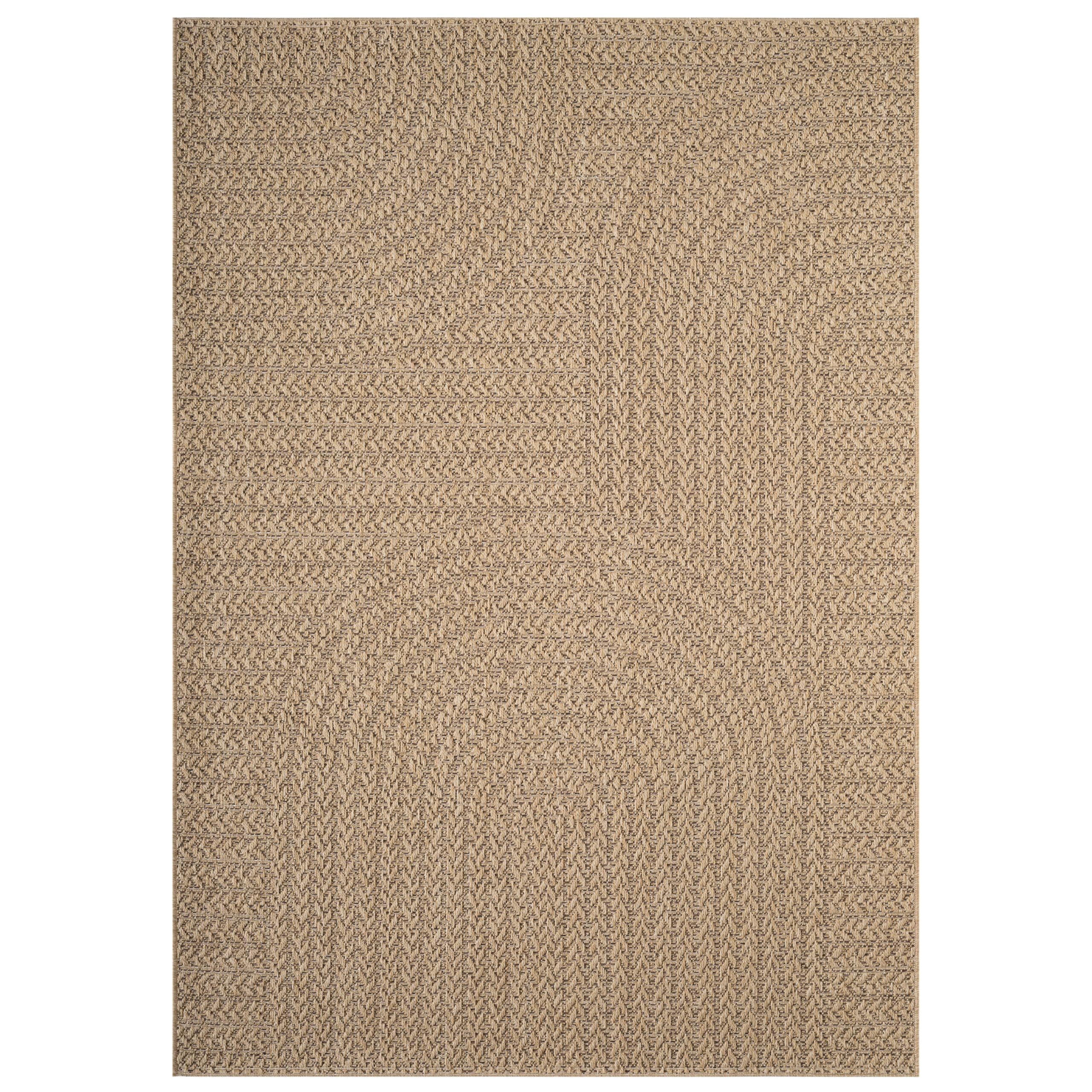 Paco Home Outdoor Teppich Wetterfest, moderner Jute-Look in natürlicher Sisal Optik, Robust, ideal für Terrasse Wohnzimmer & Küche, Grösse:160x230 cm, Farbe:Beige 5