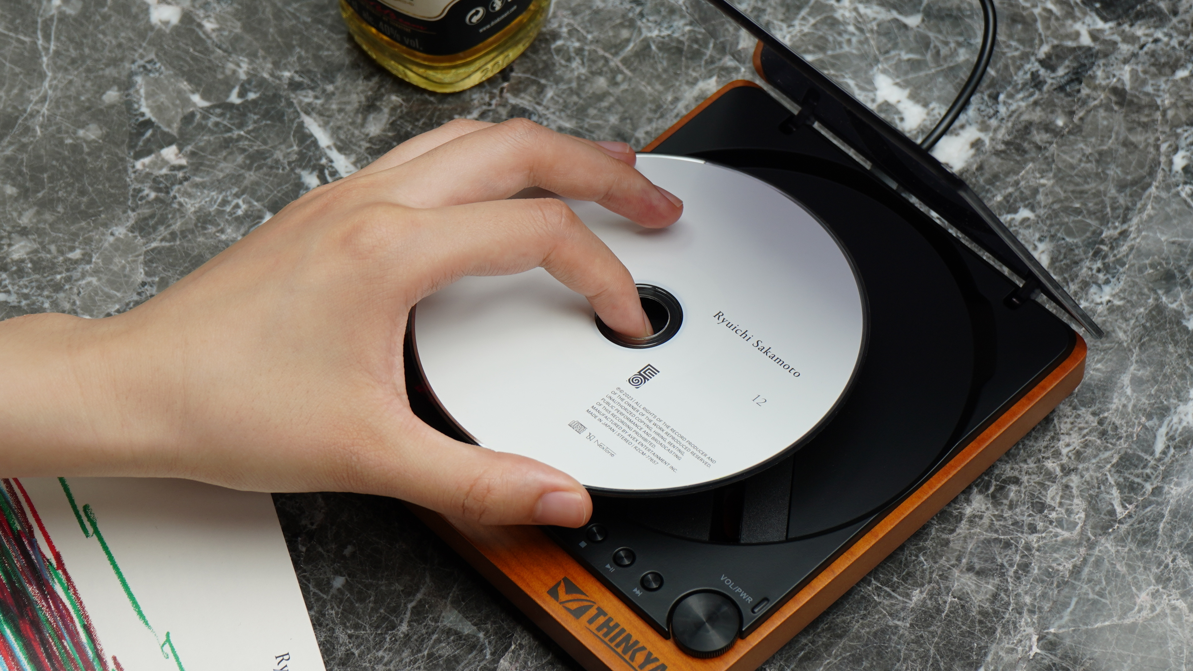Amazon.com: THINKYA JA-310R Retro Wooden CD Player with Bluetooth