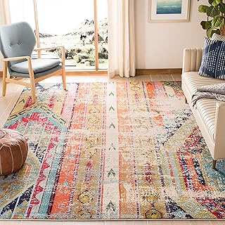 SAFAVIEH Monaco Collection Accent Rug - 3' x 5', Multi, Boho Chic Tribal...
