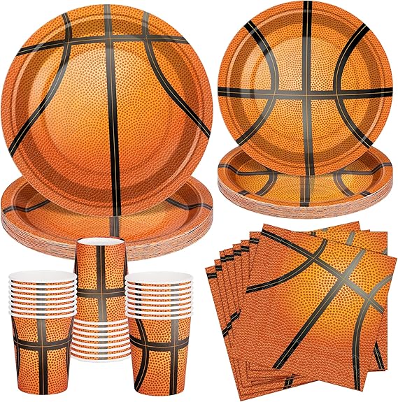 durony 96 Pieces Basketball Party Supplies Birthday Party