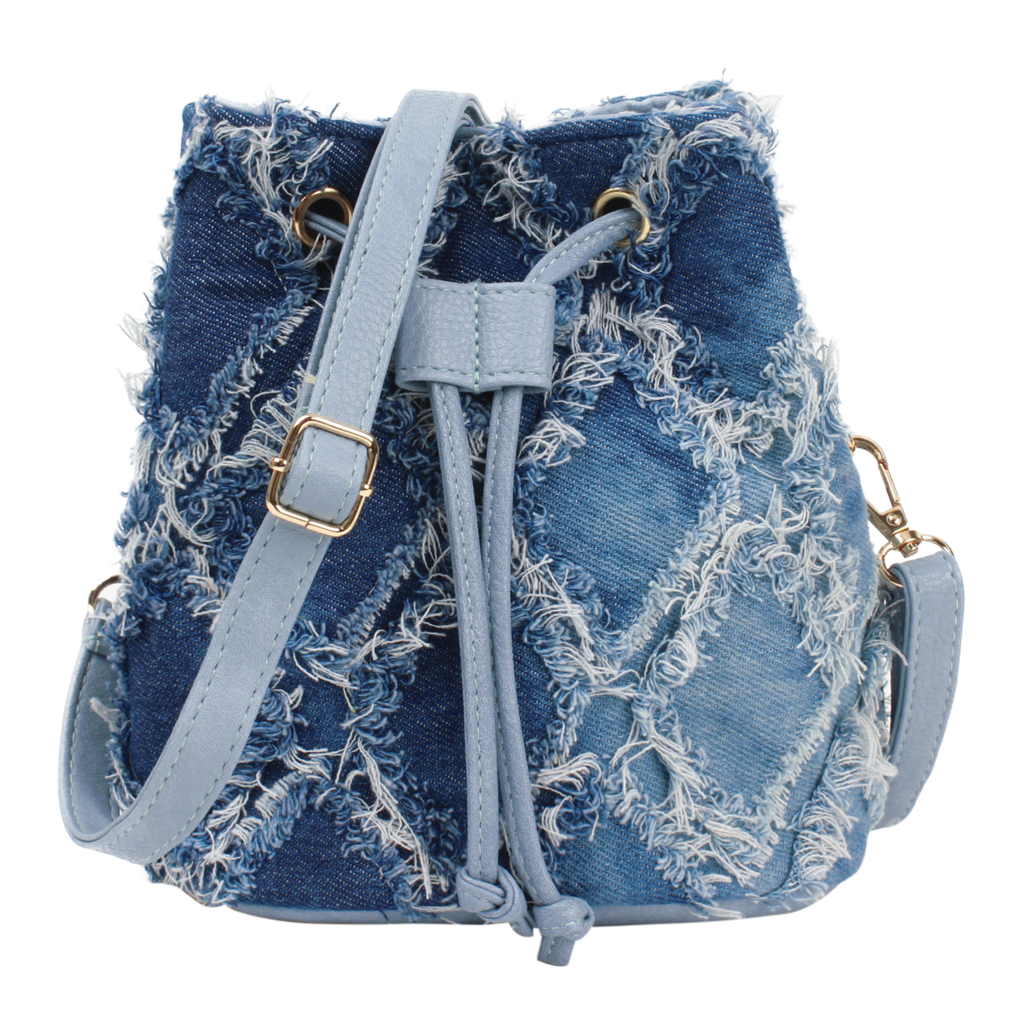 Amazon.com: Hyuyikuwol Women Denim Mini Bucket Shoulder