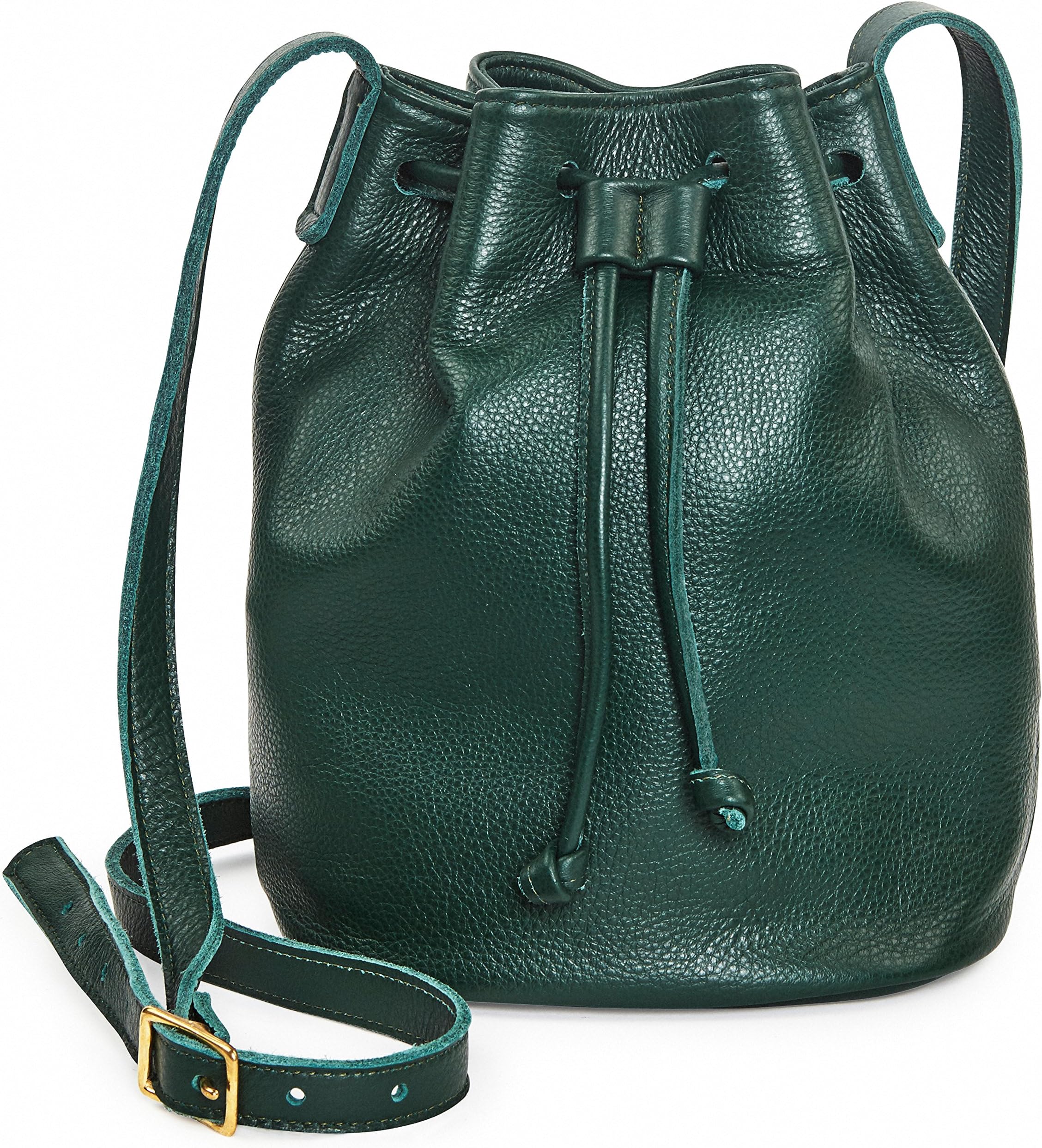 Women Bucket Bag Genuine Leather Handmade in USA