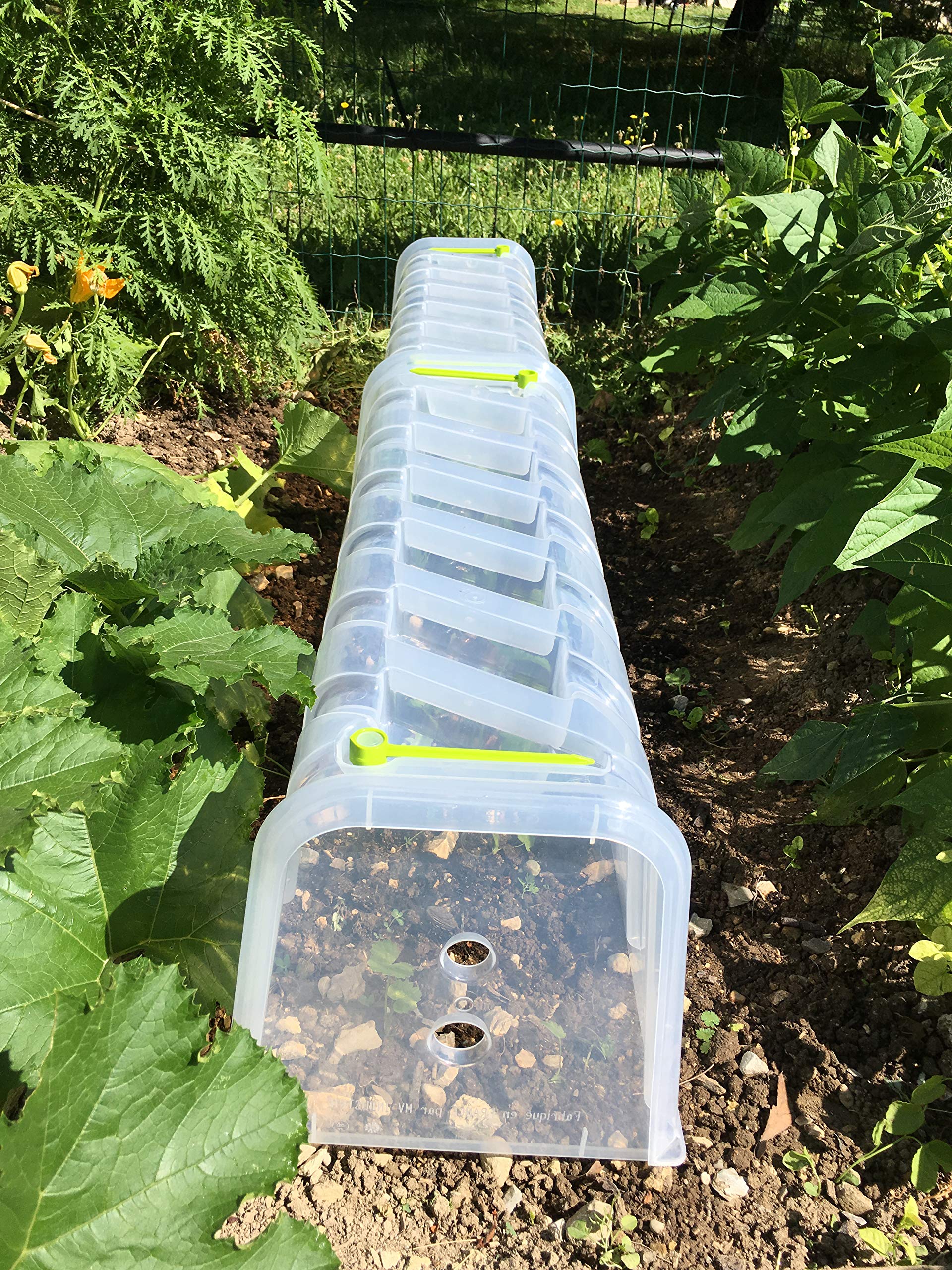 Lot de 3 Tunnels Modulo 30 (78x29x28cm) + 2 piquets Inclus par Tunnel + 1 Jeu de 2 Embouts