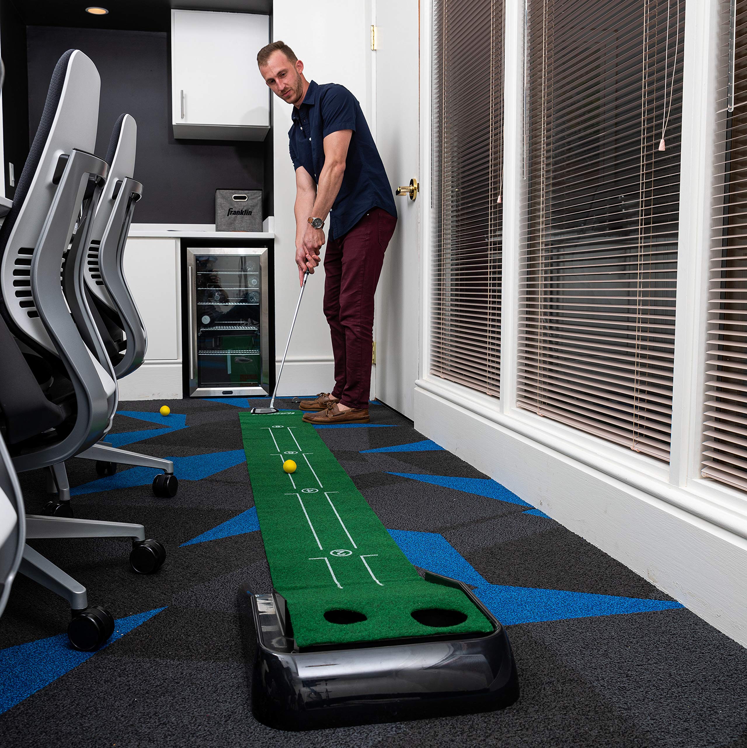 Franklin Sports Golfbälle – offizielle Größe – Indoor oder Outdoor Golf Training – eingeschränkter Ballkampf für Golf Praxis – 12 Stück – Hinterhof Training