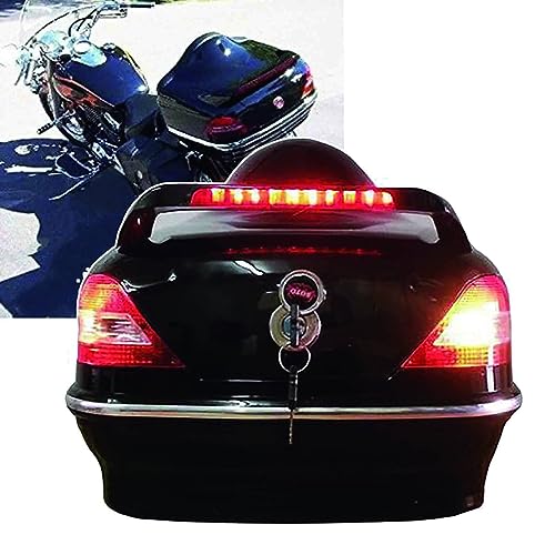 Valise à bagages pour scooter KLUFO boite de queue de moto 28L étanche avec serrure
