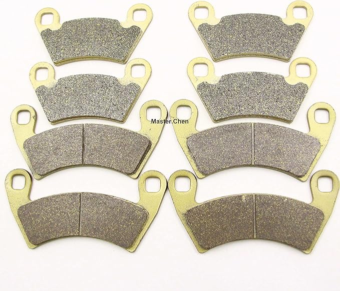 Master Chen Front Rear Brake Pads Brakes for Polaris Ranger