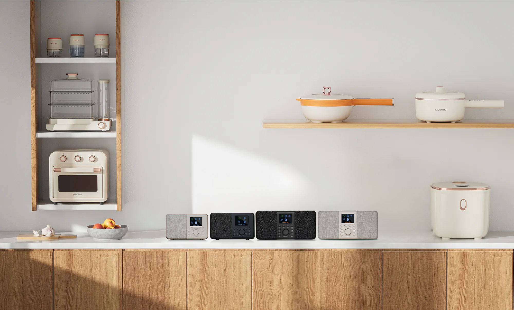 Internet Radio Radio Con App Oktiv Radio Digitale Majority Touro - DAB, WiFi, Bluetooth E